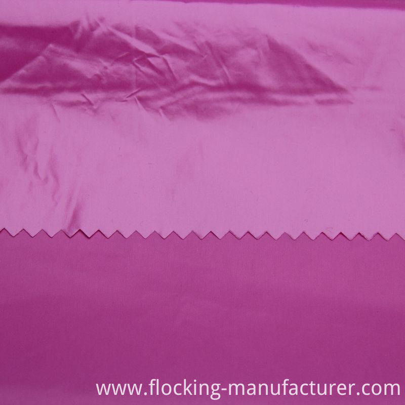380t Nylon Taffeta Fabric with Ultrabright PU Coating for Down Coat